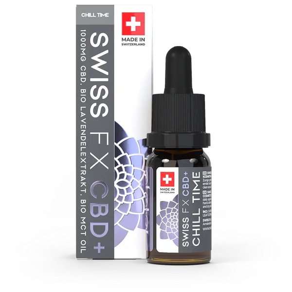 SWISS FX: CBD Öl CHILL TIME – Entspannt durch den Tag