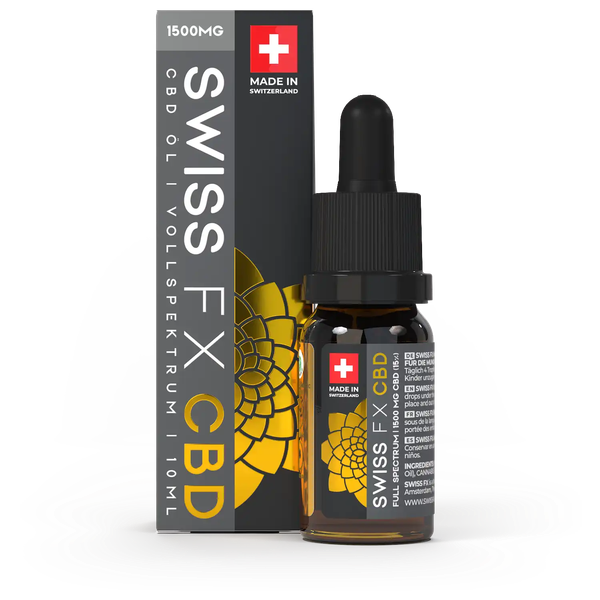 SWISS FX: CBD Öl 15% Vollspektrum – Die goldene Mitte
