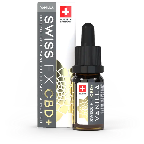 SWISS FX: CBD Öl VANILLA – Mit feinem Vanillegeschmack