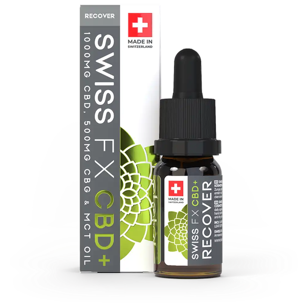 SWISS FX: CBD Öl RECOVER – Regeneration nach körperlicher Belastung