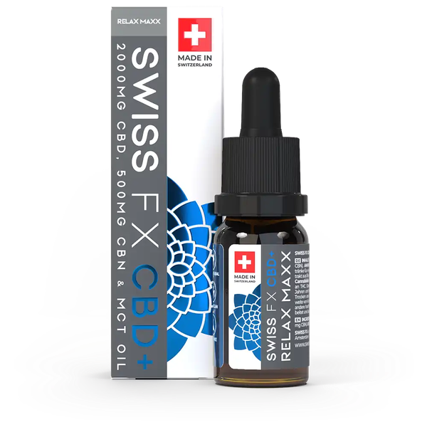 SWISS FX: CBD Öl RELAX MAXX – Extra-starke Entspannung für stressige Tage