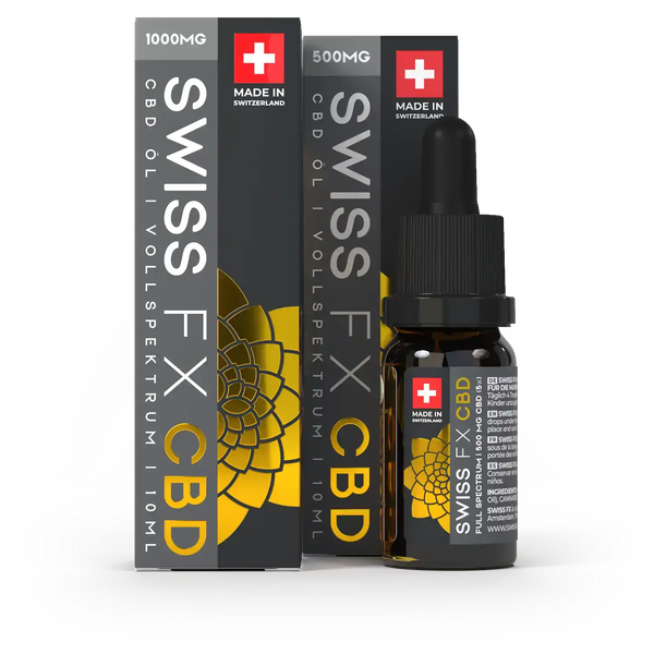 SWISS FX: 1x CBD Öl 10% & 1x CBD Öl 5% – Doppelpack im Sparangebot