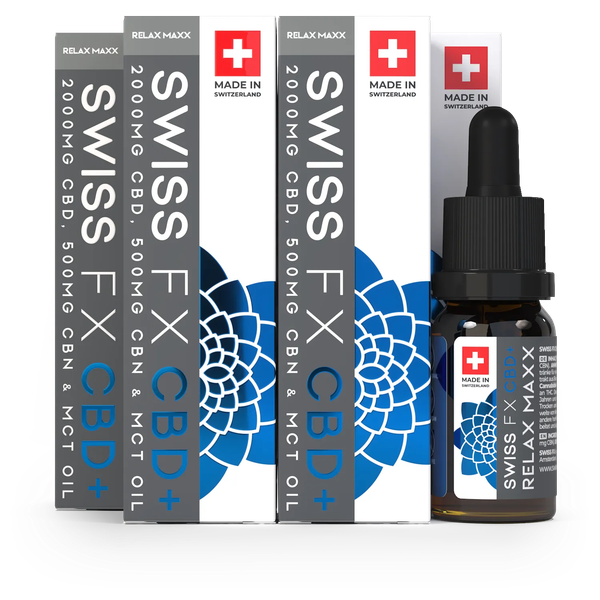 SWISS FX: 3x CBD Öl RELAX MAXX – Vorteilsbundle für mehr Entspannung